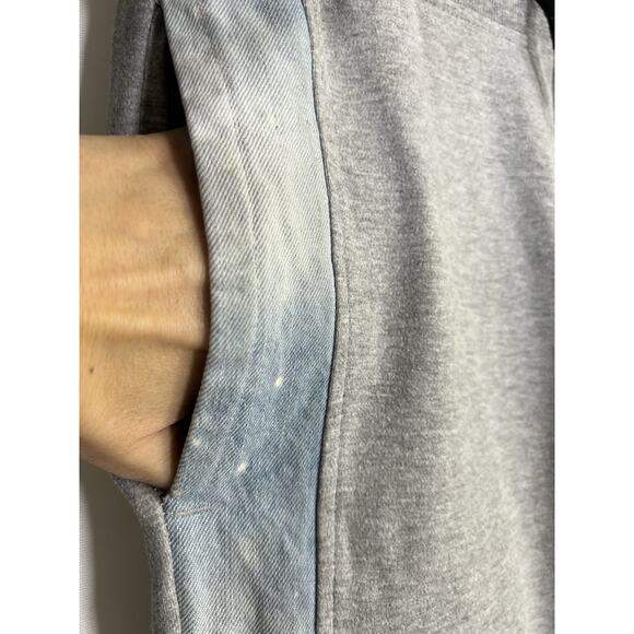 Vintage Y2K South Pole Sweatsuit Mens M Light Gray Track Suit Zip Jacket Pants - Picture 7 of 16